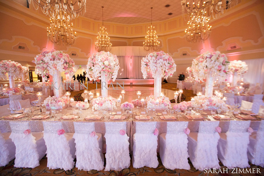 Pink-silver-wedding